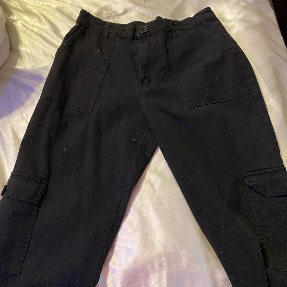 Forever 21 Black Pocket Jeans